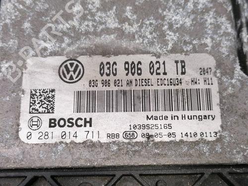 Used Engine control unit (ECU) SKODA OCTAVIA II (1Z3) 1.9 TDI (105 hp) 23449988