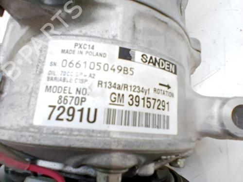 AC compressor OPEL ASTRA K (B16) 1.6 CDTi (68) | BP29991425M34 