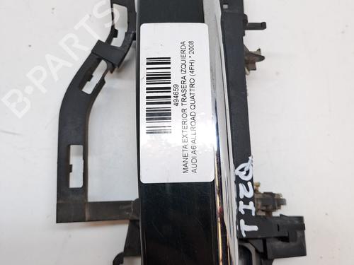 Used Rear left exterior door handle AUDI A6 C6 Avant (4F5) 2.0 TDI (140 hp) 23285176