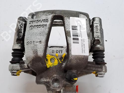 Used Right front brake caliper OPEL ADAM (M13) 1.4 (87 hp) 23369655