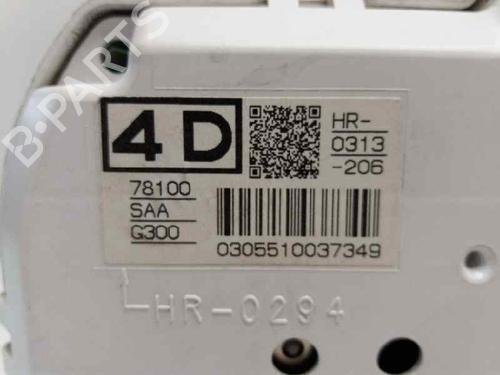 Instrument cluster HONDA JAZZ II (GD_, GE3, GE2) 1.2 i-DSI (GD5, GE2) | BP23650722C47 