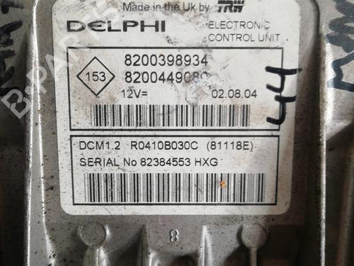 Used Engine control unit (ECU) RENAULT MODUS / GRAND MODUS (F/JP0_) 1.4 (JP01, JP0J) (98 hp) 25458178