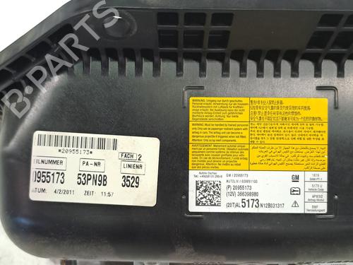 Passenger airbag OPEL INSIGNIA A Saloon (G09) 2.0 CDTI (69) | BP23373311C10 