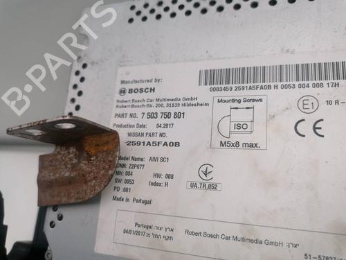 Used Radio NISSAN MICRA V (K14) 0.9 IG-T (90 hp) 23941634