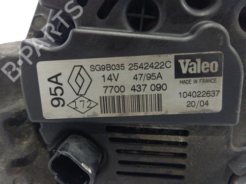 Used Alternator Alternator RENAULT CLIO II (BB_, CB_) 1.2 16V (BB05, BB0W, BB11, BB27, BB2T, BB2U, BB2V, CB05,... (75 hp) 22827777 22827777
