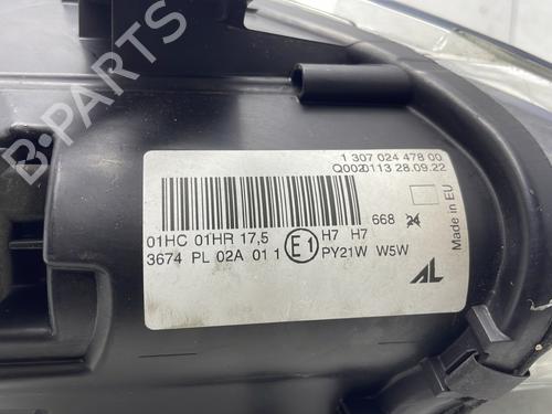 Left headlight RENAULT MEGANE III Hatchback (BZ0/1_, B3_) 1.5 dCi (BZ09, BZ0D, BZ1W, BZ29, BZ14) | BP32205077C28