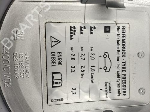 Fuel flap OPEL CORSA D (S07) 1.3 CDTI (L08, L68) | BP22836969C131 