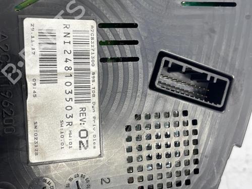 Instrument cluster RENAULT MEGANE III Hatchback (BZ0/1_, B3_) 1.5 dCi (BZ09, BZ0D, BZ1W, BZ29, BZ14) | BP22842572C47 