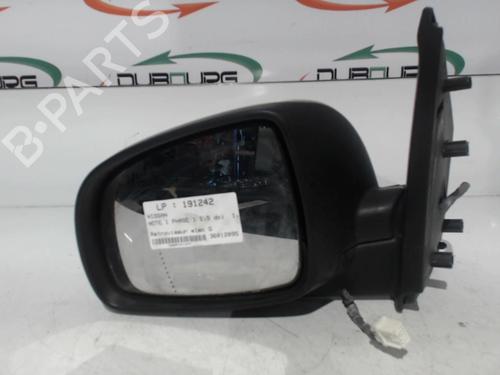 Used Left mirror NISSAN NOTE (E11, NE11) 1.5 dCi (68 hp) 22814251