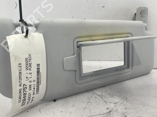 Right sun visor PEUGEOT 208 II (UB_, UP_, UW_, UJ_) 1.2 PureTech 100 | BP22841150I2 