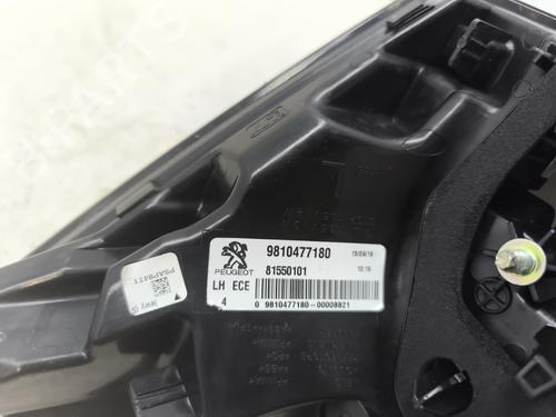 Left taillight PEUGEOT 3008 II SUV (MC_, MR_, MJ_, M4_) 1.2 THP/ PureTech 130 (MRHNSM, MRHNSU, MRHNSJ, MRHNYW,... | BP28362754C34 