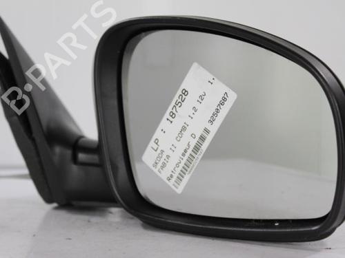 Used Right mirror SKODA FABIA II Combi (545) 1.2 (60 hp) 22813933