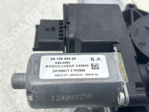 Used Rear right window mechanism Rear right window mechanism PEUGEOT 2008 I (CU_) 1.2 PureTech 82 (82 hp) 36257439 36257439