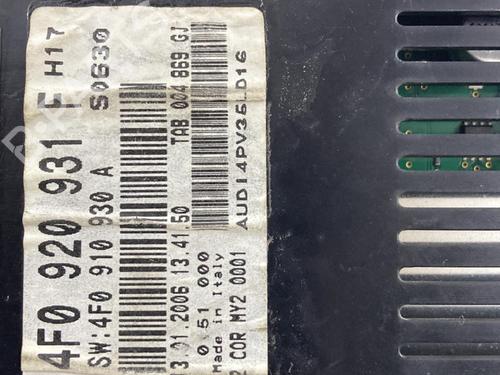 Used Instrument cluster Instrument cluster AUDI A6 C6 (4F2) 3.0 TDI quattro (225 hp) 22816932 22816932