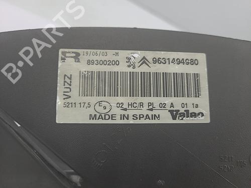 Right headlight CITROËN XSARA PICASSO (N68) 2.0 HDi | BP22819028C29 