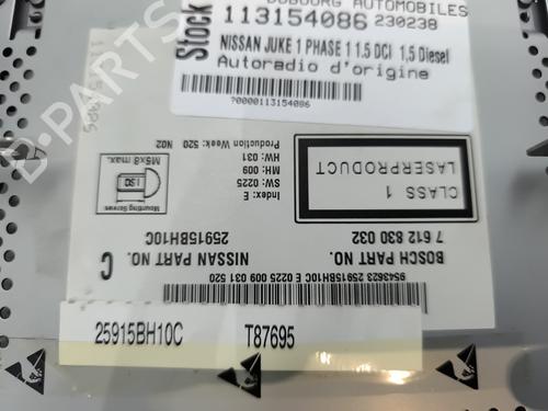Radio NISSAN JUKE (F15) 1.5 dCi | BP29491982E6 
