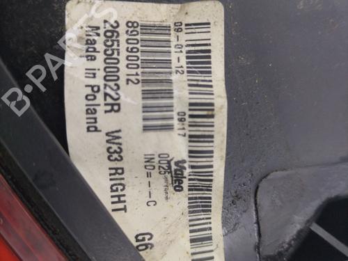 Høyre baklys RENAULT WIND (E4M_) 1.2 (E4MF) | BP32252989C35