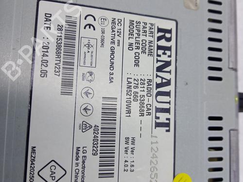 Display monitor RENAULT CLIO IV (BH_) 1.5 dCi 75 | BP29314843C48