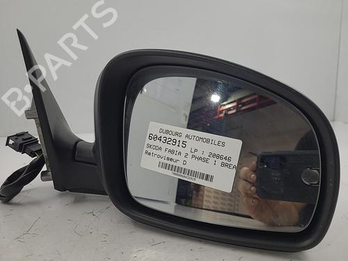 Right mirror SKODA FABIA II Combi (545) 1.9 TDI | BP22821471C27 