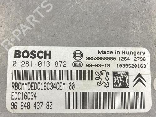 Used Engine control unit (ECU) PEUGEOT 308 I (4A_, 4C_) 1.6 HDi (109 hp) 22817680