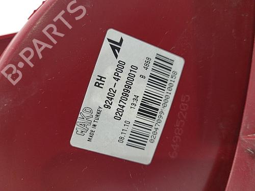 Used Right taillight HYUNDAI i20 I (PB, PBT) 1.2 (78 hp) 22823548