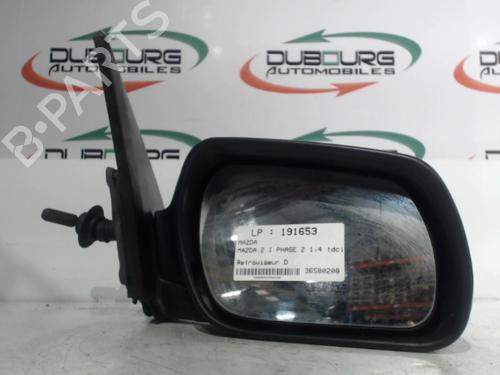 Used Right mirror MAZDA 2 (DY) 1.4 CD (68 hp) 22814287