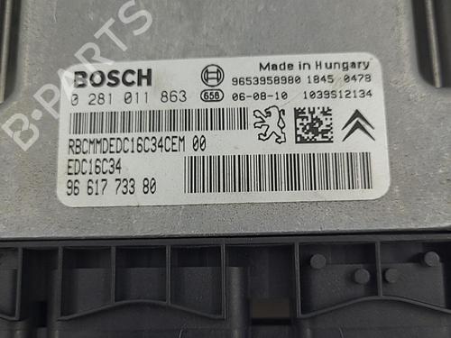 Engine control unit (ECU) PEUGEOT 307 (3A/C) 1.6 HDi | BP22819350M57 