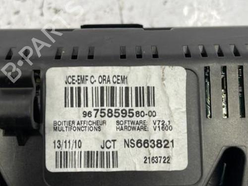 Used Display monitor PEUGEOT 5008 (0U_, 0E_) 1.6 HDi (112 hp) 22835314
