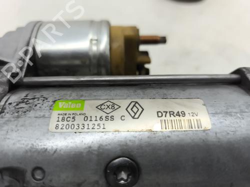 Startmotor RENAULT LAGUNA II (BG0/1_) 1.9 dCi (BG1A, BG1W, BG0G) | BP29834128M8