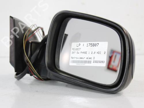 Right mirror PEUGEOT 307 Break (3E) 2.0 HDI 110 | BP22812990C27 