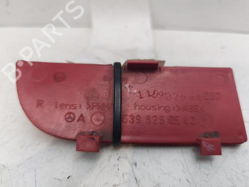 Used Rear bumper right light Rear bumper right light MERCEDES-BENZ VITO / MIXTO Van (W639) 110 CDI (639.601, 639.603, 639.605) (95 hp) 29438627 29438627