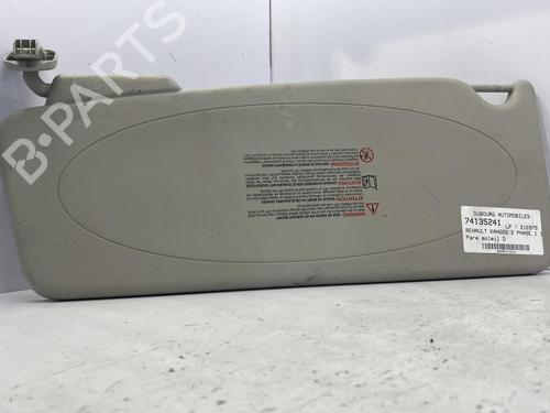 Used Right sun visor RENAULT KANGOO / GRAND KANGOO II (KW0/1_) 1.5 dCi 90 (KW05, KW08, KW0G, KW11) (90 hp) 22827887