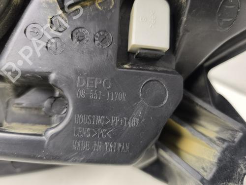 Right headlight DACIA SANDERO 1.5 dCi | BP32016922C29