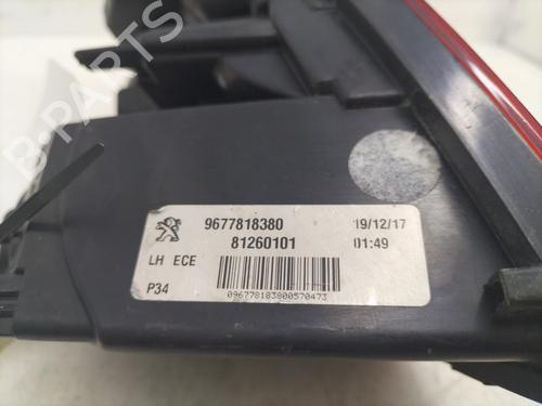 Left tailgate light PEUGEOT 308 II (LB_, LP_, LW_, LH_, L3_) 2.0 GT BlueHDi 180 | BP29834006C79