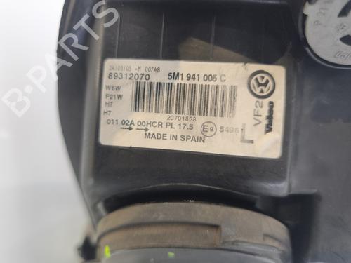 Left headlight VW GOLF PLUS V (5M1, 521) 1.9 TDI | BP32382979C28