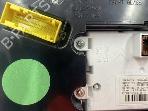 Instrument cluster PEUGEOT 3008 I MPV (0U_) 1.6 HDi | BP22838499C47 