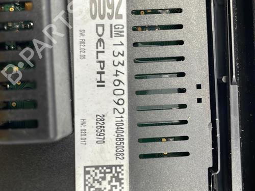 Climate control OPEL MERIVA B MPV (S10) 1.7 CDTI (75) | BP22827746I5 