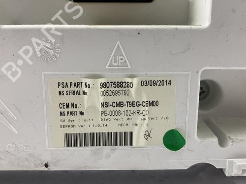 Instrument cluster PEUGEOT 308 II (LB_, LP_, LW_, LH_, L3_) 1.6 HDi | BP22816732C47 