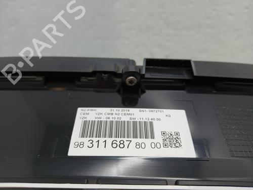 Cockpit CITROËN JUMPY III Van (V_) 1.5 BlueHDi 120 | BP31263593C47