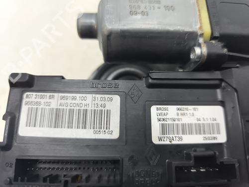 Front left window mechanism RENAULT MEGANE III Hatchback (BZ0/1_, B3_) 1.5 dCi (BZ0C) | BP31581623C22
