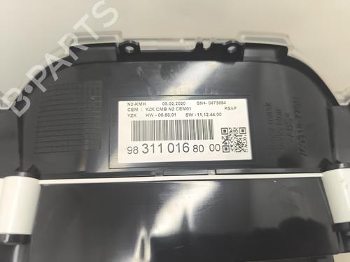 Instrument cluster PEUGEOT PARTNER Box Body/MPV (K9) 1.5 BlueHDi 100 | BP30819044C47