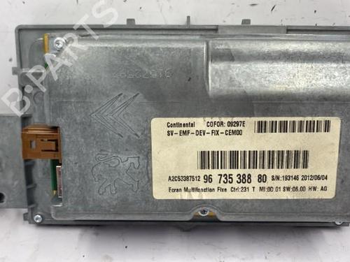 Used Display monitor Display monitor CITROËN DS3 (SA_) 1.6 HDi 90 (92 hp) 22839691 22839691
