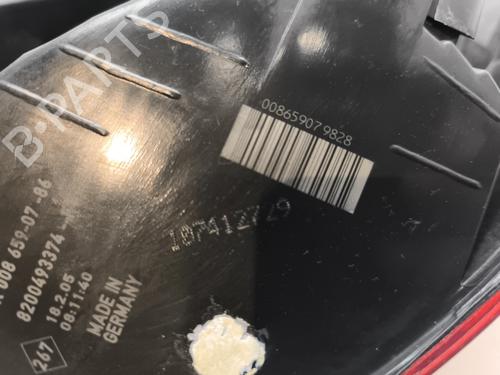 Used Left taillight Left taillight RENAULT SCÉNIC II (JM0/1_) [2003-2010] 26906611 26906611