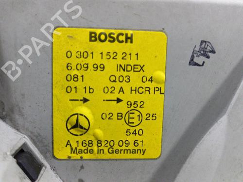 Left headlight MERCEDES-BENZ A-CLASS (W168) A 190 (168.032, 168.132) | BP22825292C28 