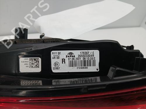 Used Right tailgate light Right tailgate light RENAULT CLIO V (B7_) 1.0 TCe 90 (B7MT) (91 hp) 34556459 34556459
