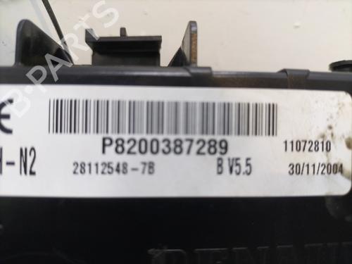 Fuse box RENAULT CLIO II (BB_, CB_) 1.4 16V (B/CB0P, BB13) | BP29960205E1