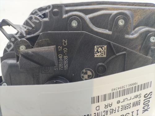 Højre bagtil lås BMW 2 Active Tourer (F45) 225 xe Plug-in-Hybrid | BP29834192C99