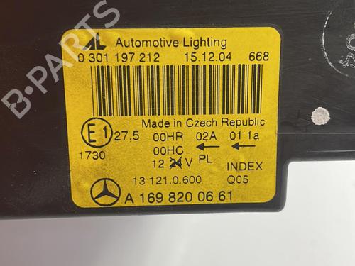 Right headlight MERCEDES-BENZ A-CLASS (W169) A 180 CDI (169.007, 169.307) | BP22828265C29 