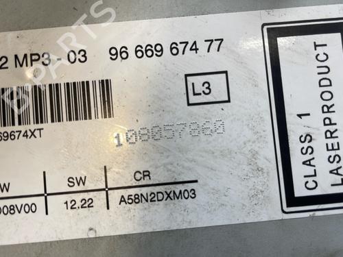 Radio PEUGEOT 5008 (0U_, 0E_) 1.6 HDi | BP27183219E6