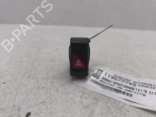 Used Warning switch RENAULT ESPACE II (J/S63_) 2.1 TD (J63E) (90 hp) 33127036